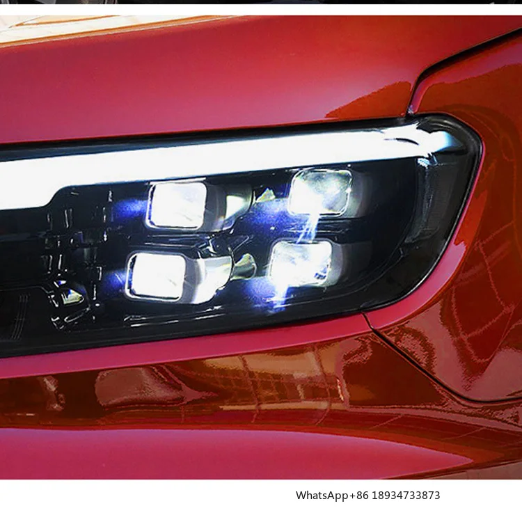 Ricambi auto Lampada di aggiornamento Faro LED modificato DRL Luce frontale per Ford Everest Ranger 2015-2020