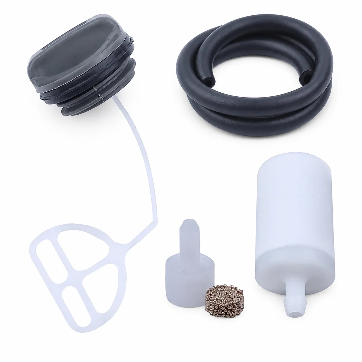 For Husqvarna 334T 335 345 346XP 350 353 357XP 359 455 460 575 Chainsaw Fuel Cap Vent Hose Filter Kit Replaces 537359501