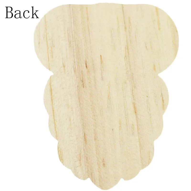 1PC Wood Carved Small Flower Applique Frame Corner Onlay Unpainted Furniture Vintage Home Decoration Accessories Decor 6.5x5cm