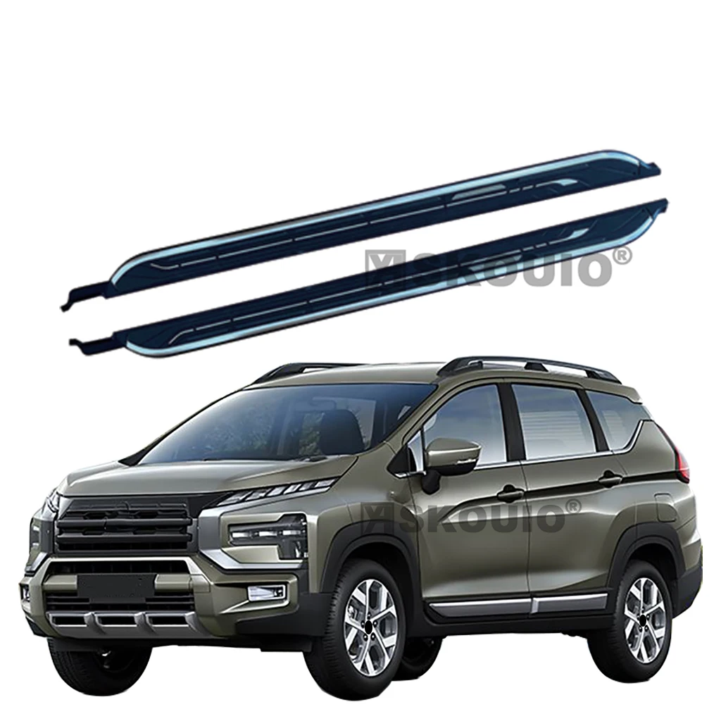 

Новая подножка SKOUIO-AB8 OEM для Mitsubishi Xpander 2023, автомобильная педаль из алюминиевого сплава, водонепроницаемая боковая педаль
