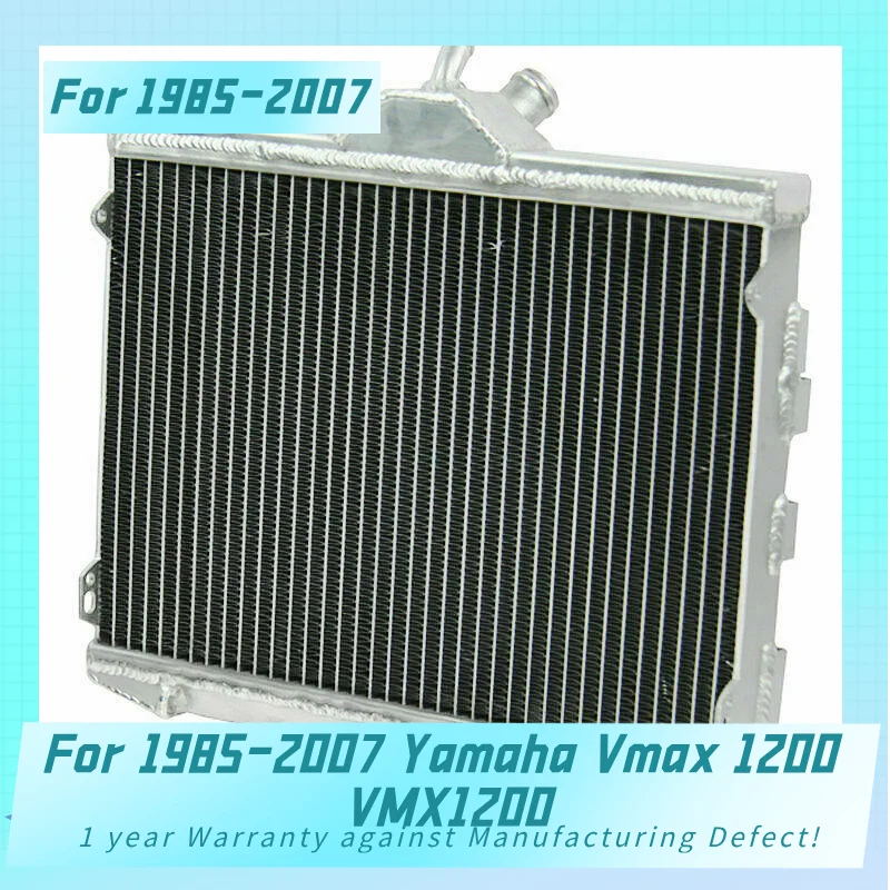 New Aluminum Radiator For 1985-2007 Yamaha Vmax 1200 VMX1200 Cooler Cooling Coolant 1985 1986 1987 1988 1989 1990 1991 1992 1993