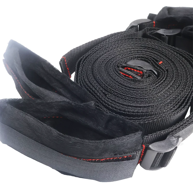 BDSM SM الأصفاد الناعمة عبودية مجموعة الكبار لعبة الجنس تكبيل الكاحل القيود Sextoy زوجين الرقيق منتجات الجنس المثيرة نظام حزام السرير #4