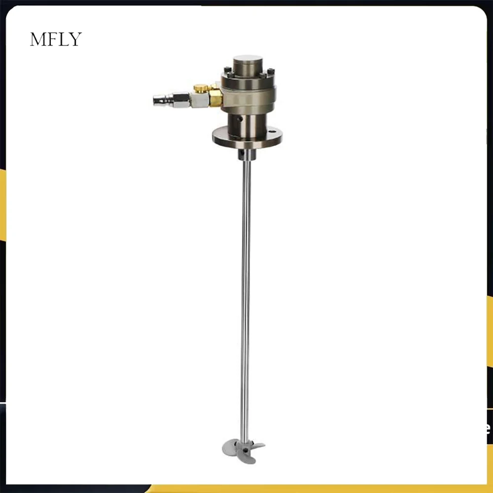 Mini Air Powered Pneumatic Motor 5 Liter Agitator Fan Type Agitator Paint Liquid Mixer Stirring Machine 1 Gallon 1/16 Air Motor