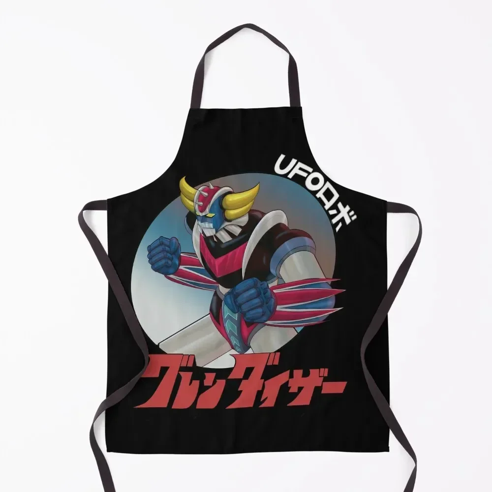 

UFO ROBO Grendizer Apron Kids women's work House Things For Home And Kitchen Trim Cloth Apron
