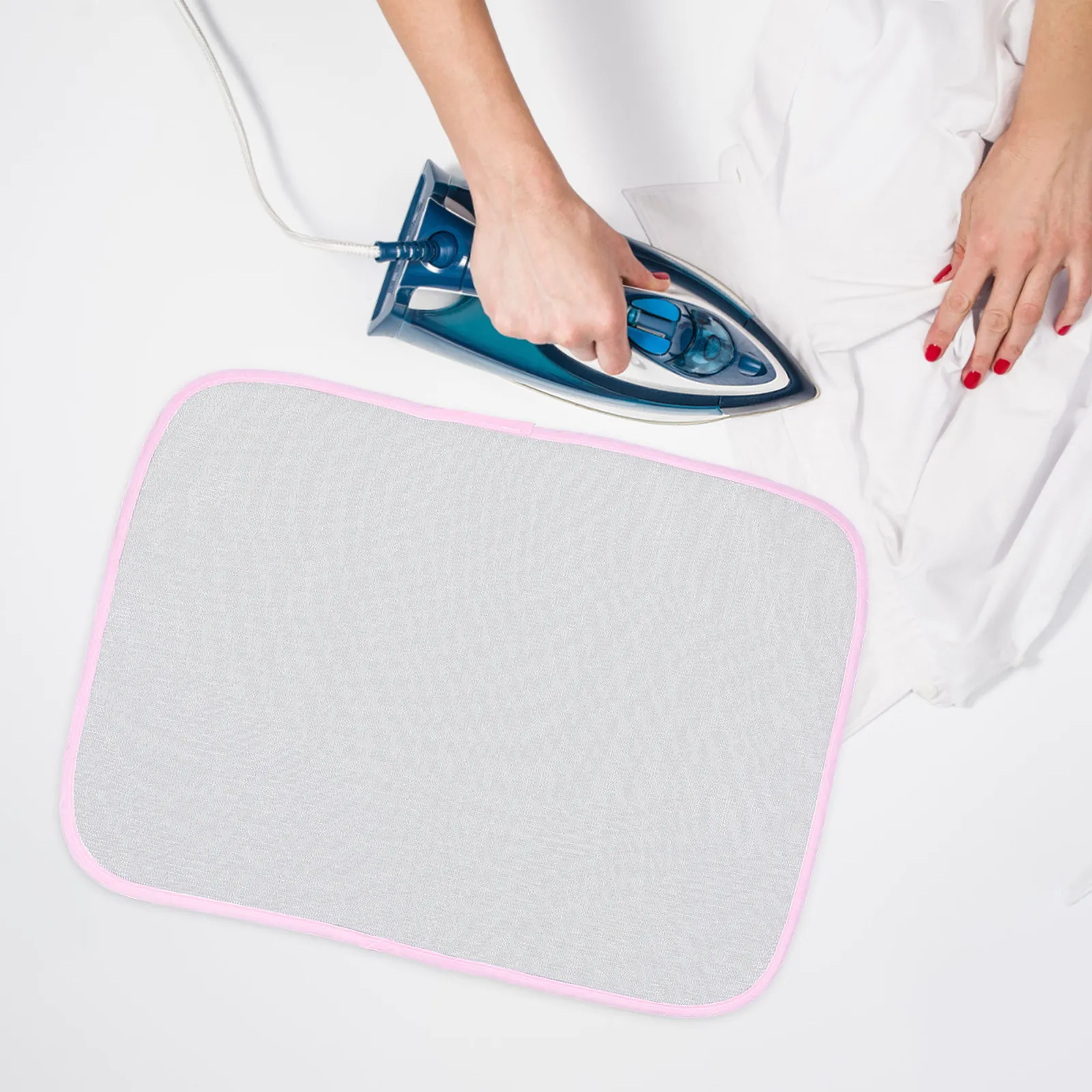 5Pcs Heat Resistant Ironing Mesh Net for Clothes Protection Steam Distribution Pressing Mat Iron Pad for Table Top Ironing Board