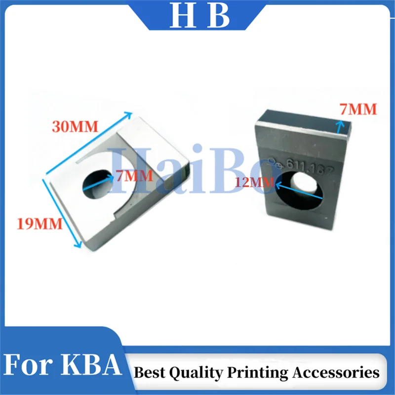 HaiBo Best Quality 10 Piece/lot Spare Parts.KBA 104 Machine Gripper Pad,611.187 For KBA 104 611.187