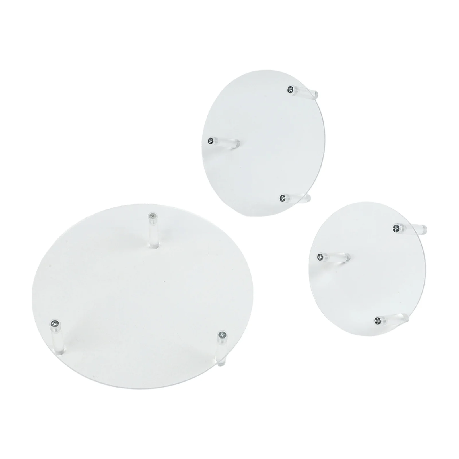 Home Display 12.6*5cm Acrylic Display Risers Acrylic Cake Stand Display Ample Quantity Reliable Showcasing Solution