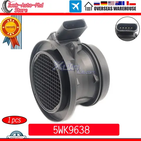 5WK9638 NEW MAF MASS AIR FLOW METER SENSOR For Mercedes Benz W204 W211 W212 C230 W203 S203 S203 S204 C180 C200 A2710940248