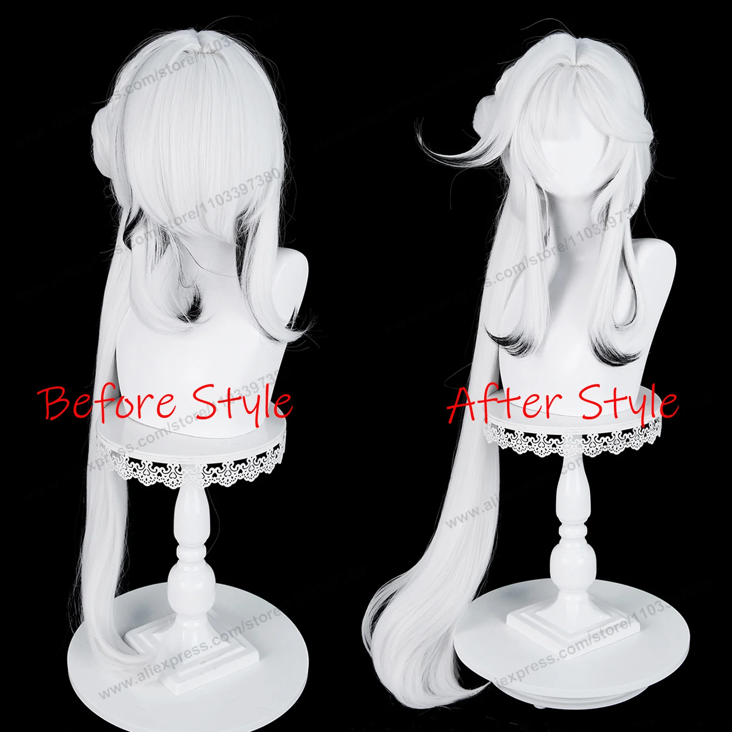 90cm Long Heat Resistant Anime Cosplay Wig