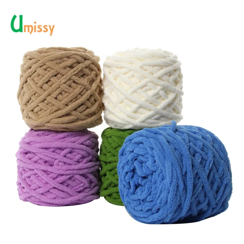 Fil tricoté à la main pour écharpe colorée, coton de lait doux, optique, fil de laine, couverture en laine ange, tricot à la main, 1PC