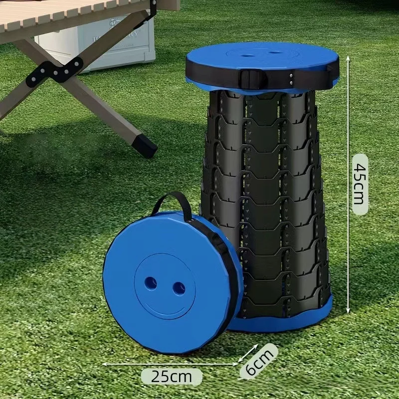 Draagbare opvouwbare strandstoel, lichtgewicht campingstoel voor buiten, vissen, picknick, kamperen, lichtgewicht en compact voor op reis
