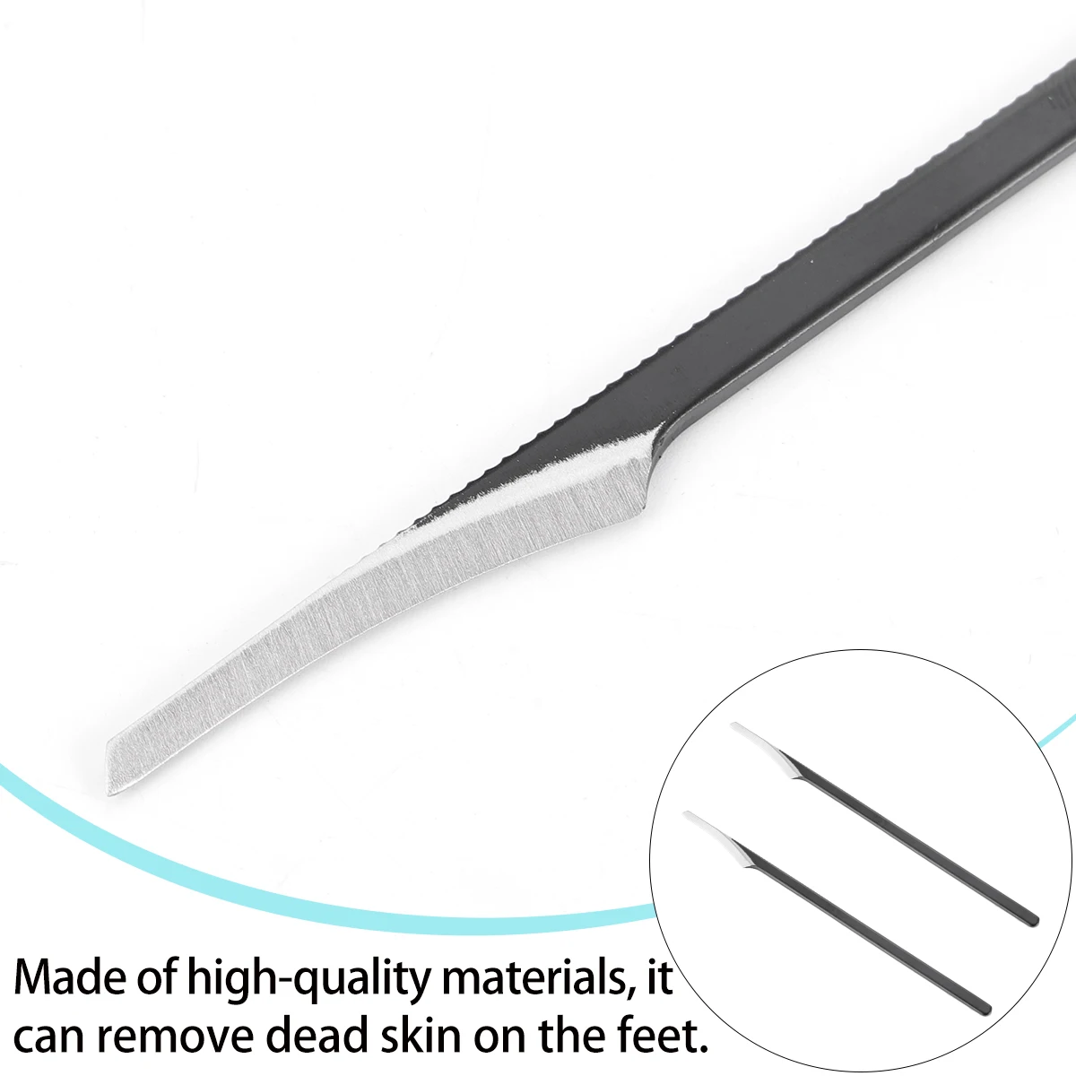 

2 Pcs Pedicure Scraper Dead Skin Scraper Pedicure Tool Tungsten Steel Callus Remover Manicure Beauty Durability
