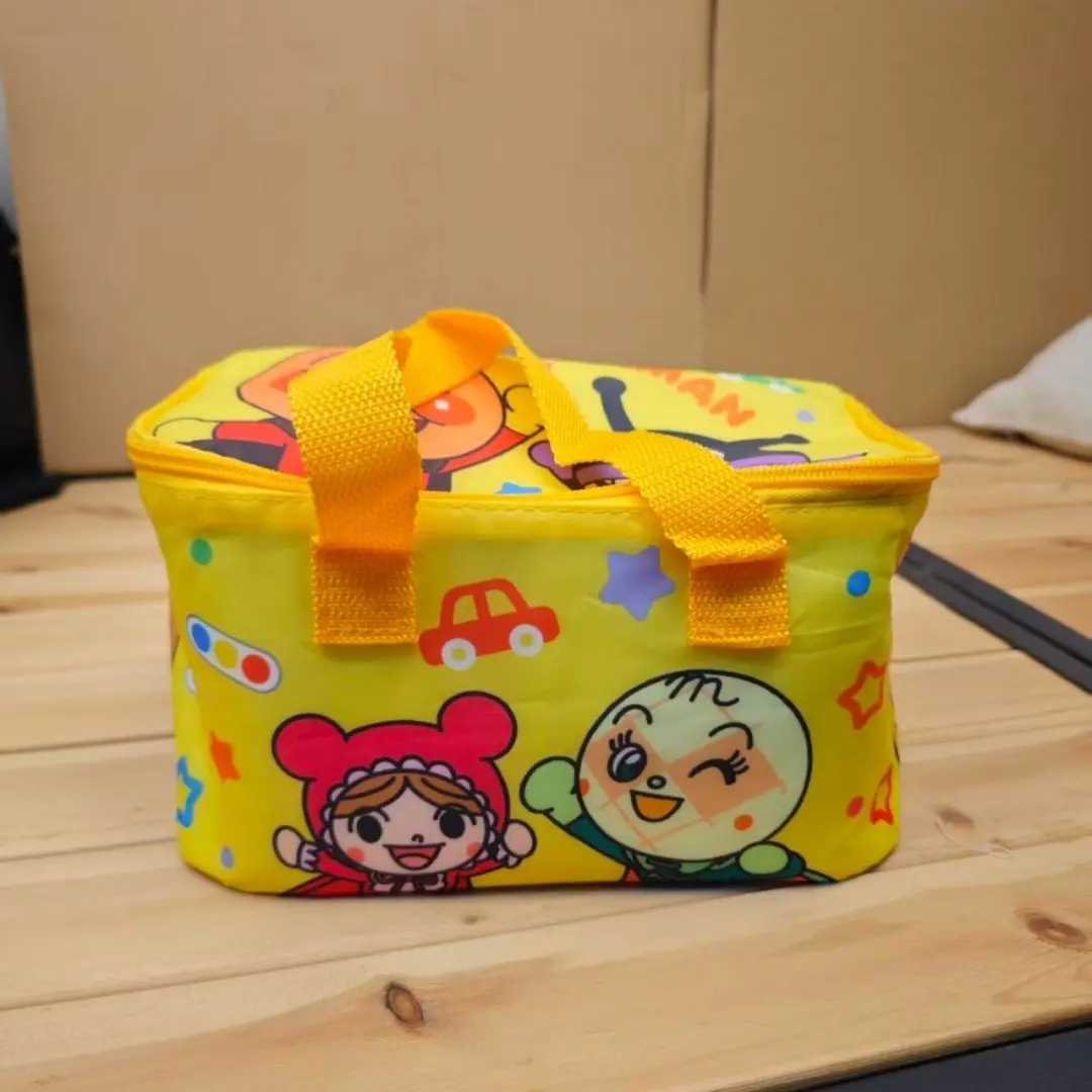 Anpanman Insulated Lunch Box Bag Student Waterproof High-Capacity Lunch Bag Storage Bag Shopping Bag Lovely Gift view 4
