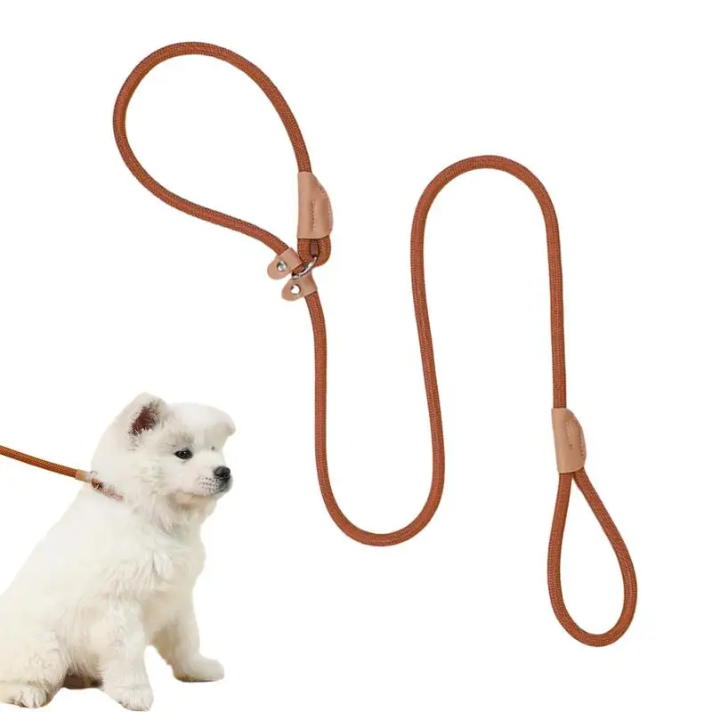 Slip Rope For Dogs Slip Leashes Training Anti-Wear High Strength 1.5m Woven Lead Rope Dog Accessories For Dog Walking Training