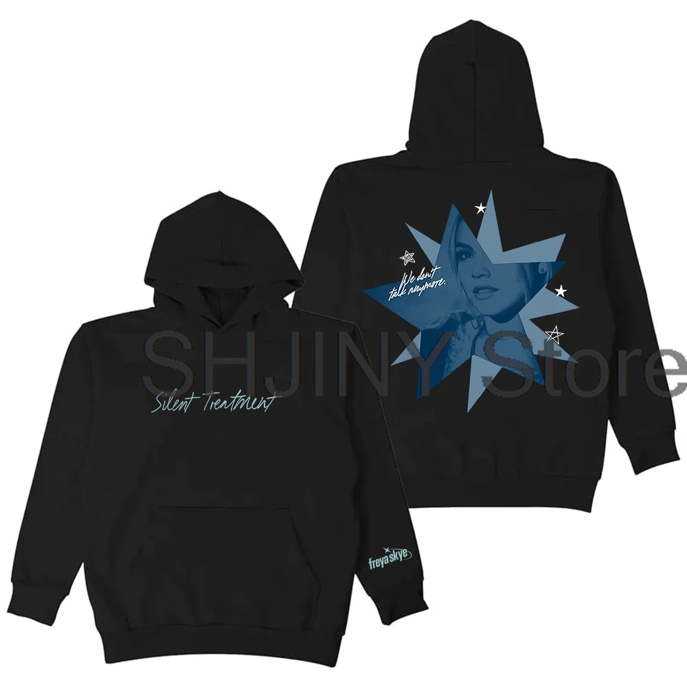 Freya Skye Silent Treatment Merch Felpa con cappuccio Manica lunga Streetwear Uomo Donna Felpe con cappuccio Abiti di moda