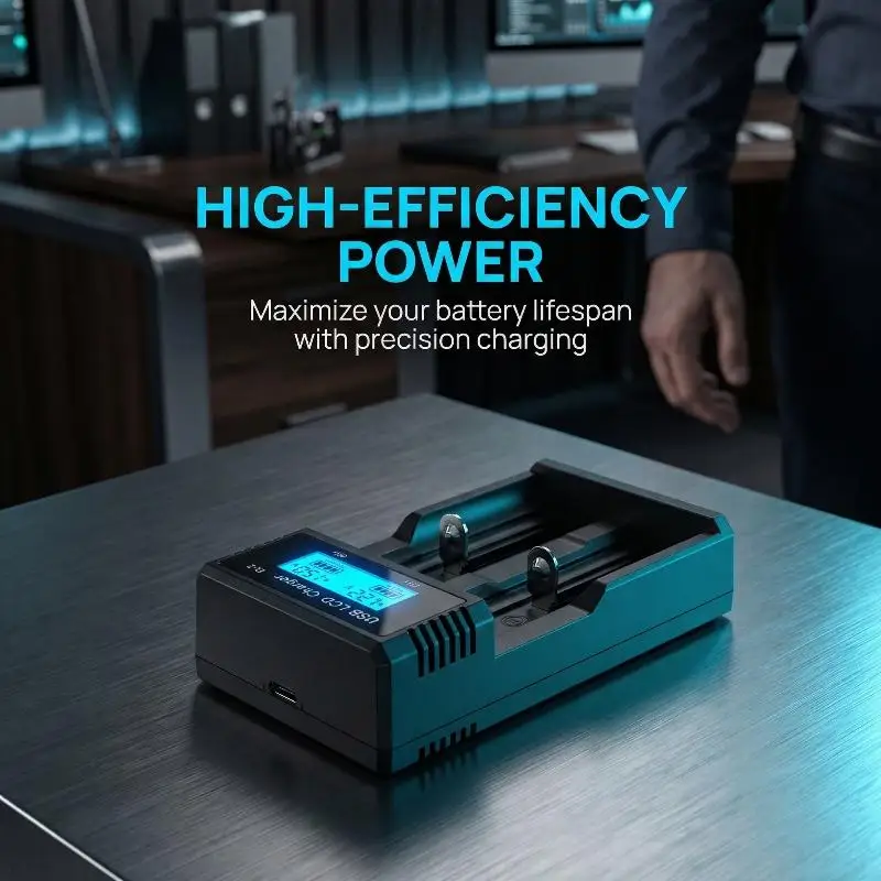 Usb Charger Lcd Bat…