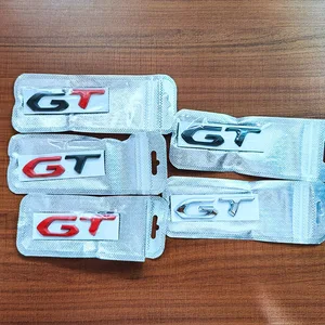 3D -Metallchrom -Schwarzes GT -Emblem, Auto -Trunk -Emblem, Etikettzubehör, geeignet für 208, 205, 508, 5008, 207, 408, 308, 3008 12 Hauptverkäufe Peugeot Emblem - №1