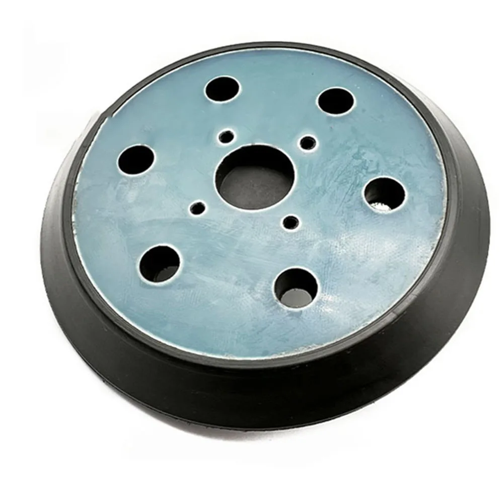 Imagem -05 - Disco de Lixamento Backing Pad para Lixadeira Orbital Elétrica Gancho e Laço Furos 150 mm Furos