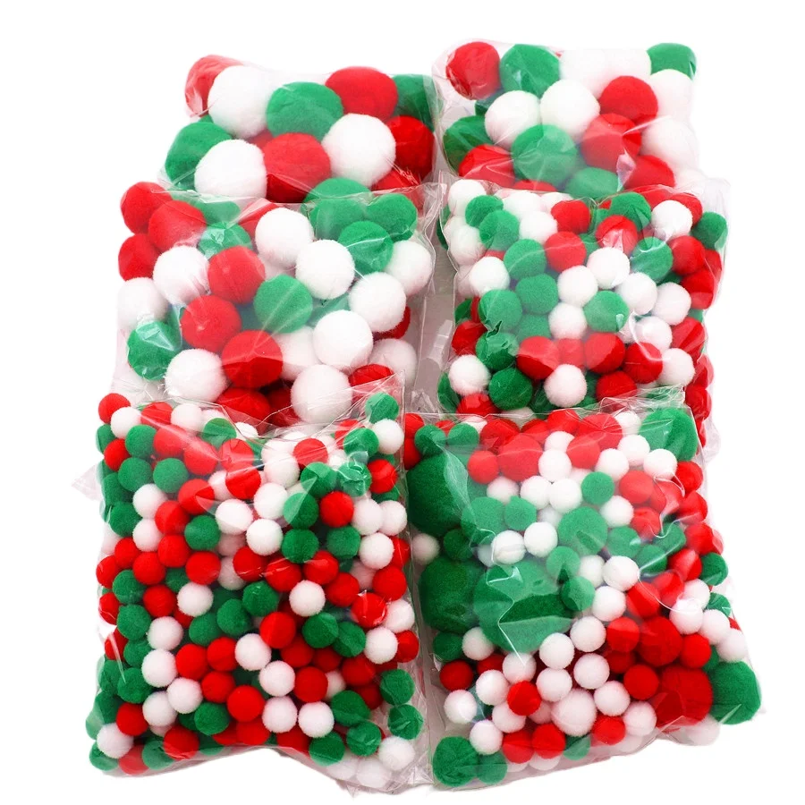 10/20/25/30 مللي متر بريق الكريات الكرة رقيق أفخم عيد الميلاد بوم بوم الديكور فلاش أفخم الكرة اليدوية للأطفال DIY المواد #1