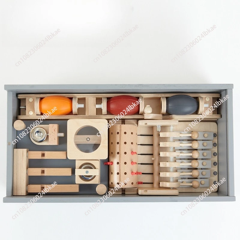 

Acoustic Games Teaching Box Fun Children's Percussion Instrument Tone Exploration Early Education Children's Rhythm Toys Puzzle