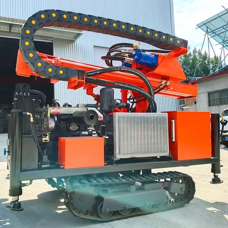 Customized SM200 Core Water Well Drilling Rig Diesel-powered Water Well Drilling Rig for Sale