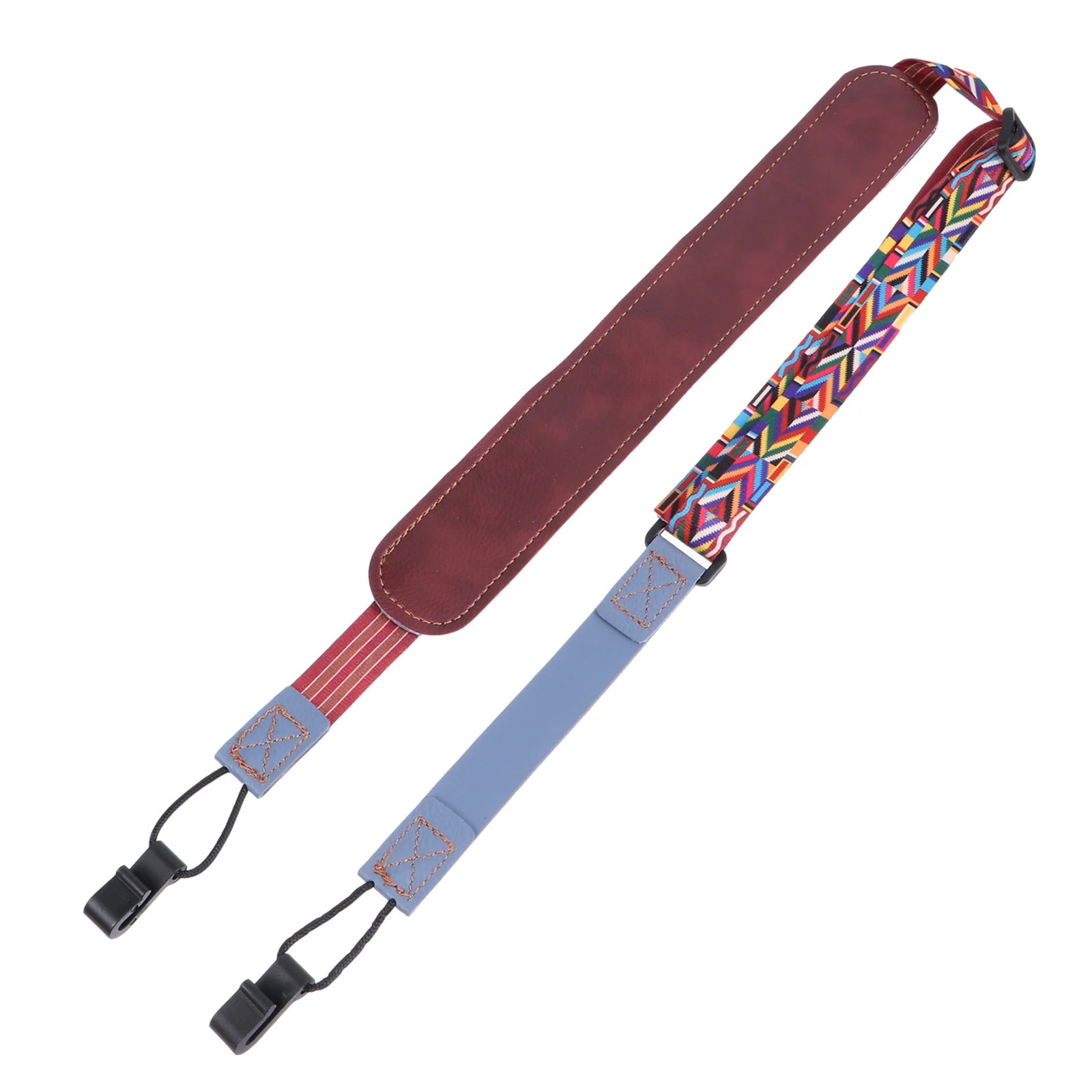 

Ukulele Strap Adjustable No Drill Ukulele Belt Adult Size Child Classical Guitar Strap PU Material Stylish
