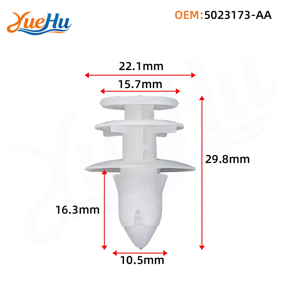 YUEHU 20PCS Door Trim Panel Retainer Clip 5023173AA Fits Chrysler PT Cruiser,Fits Dodge Neon,Fits Jeep Liberty 2