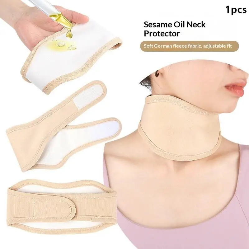 

Castor Oil Neck Pack Leak-proof Durable Fabric Essential Oil Neck Wrap Reusable Relaxing Wrap For Sleep Improved Sleep Quality