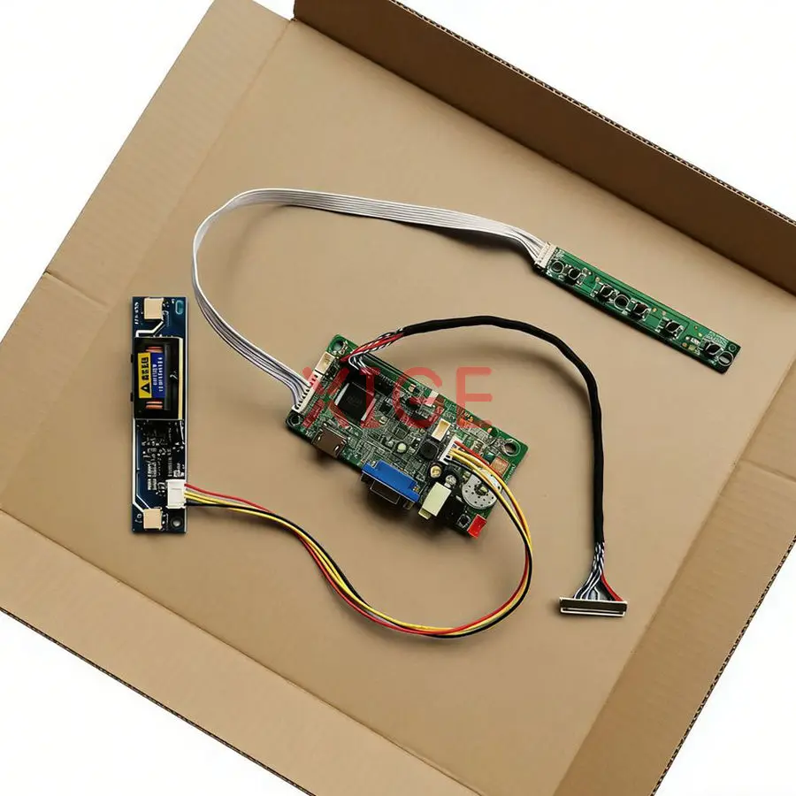 For QD17EL07 LM170E03 LTM170ET01 HT170E02 Display Drive Controller Board Kit DIY 1280*1024 30 Pin LVDS VGA+HDMI 1280x1024 2-CCFL