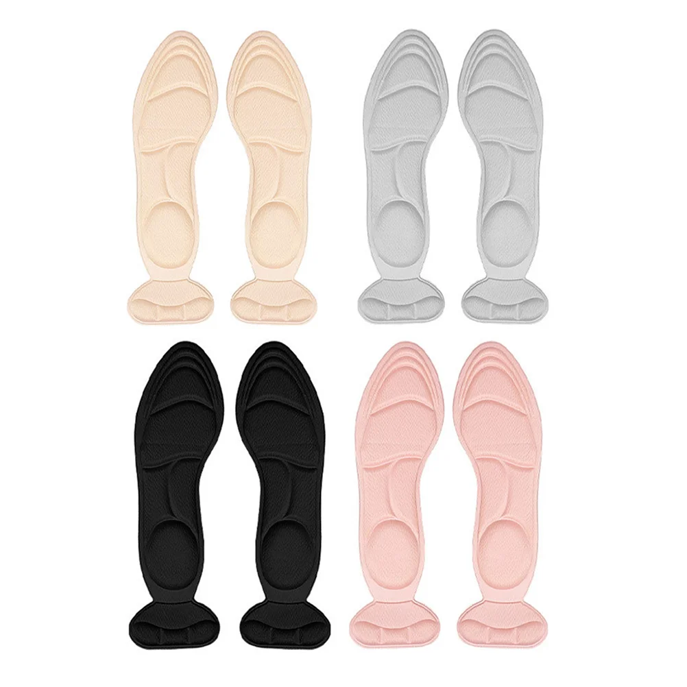 

Anti-Slip Massage Insoles Sponge Shoe Pads For Heel Pain Relief Breathable Sweat Absorption Forefoot Support Foot Care