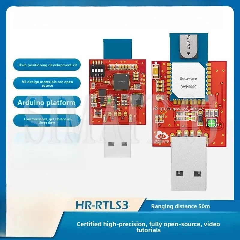 UWB DW1000 Indoor Positioning Development Board | High-Precision Tag/Anchor Module for Arduino | RTLS with Video Tutorial