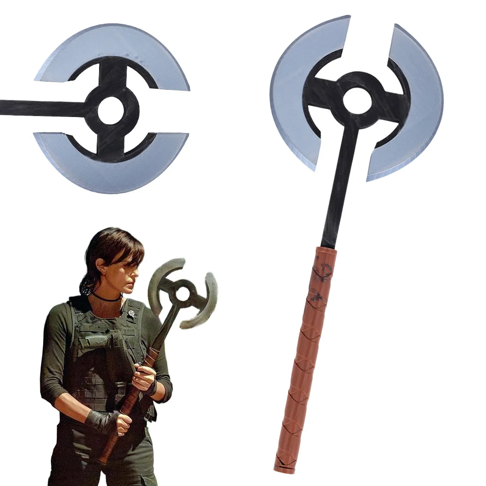 

Andy Cosplay Fantasy Long Axe Weapon 2025 Movie Old Guard 2 Costume Disguise Accessories Adult Women Fantasia Party Props