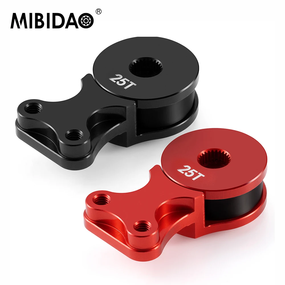 

MIBIDAO 25T Shock-Absorbing Servo Arm for 1/10 ARRMA FURY MEGA RC Car Upgrade Parts Accessories