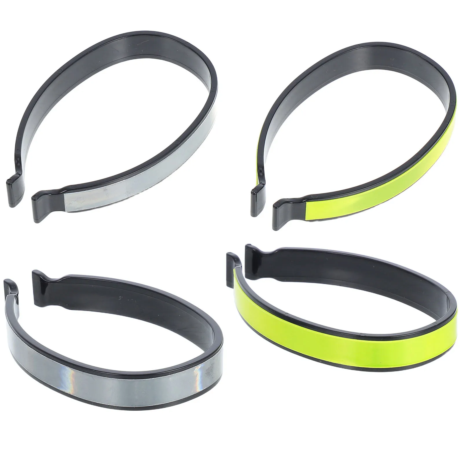 

4Pcs Reflective Cycling Pant Leg Clips High Visibility Ankle Bands Night Riding Safety Outdoor Accessories Pant Leg Fastener