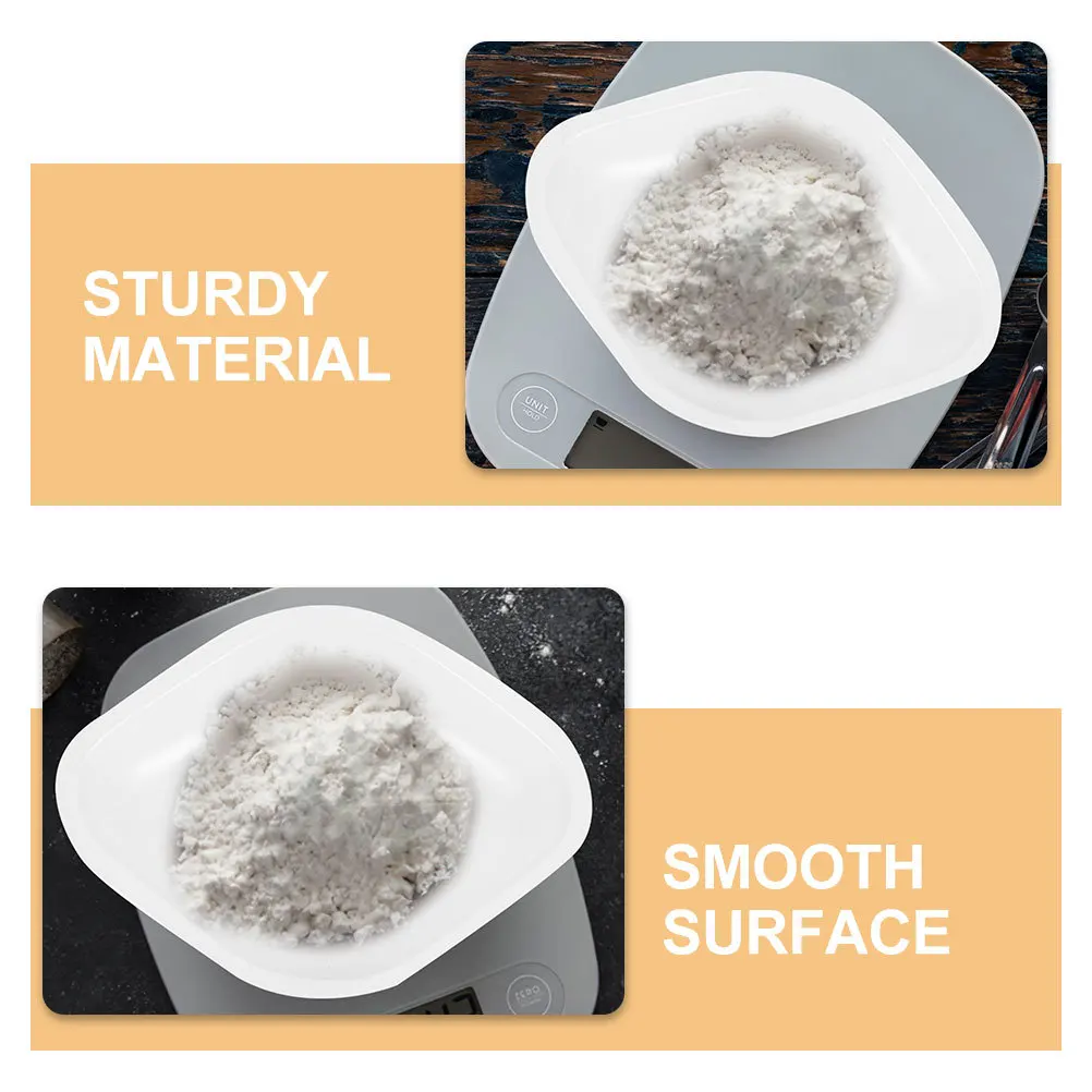 

10 Pcs Diamond Weighing Dish Plates Balance Pans Tray Small Trays Sample Disposable