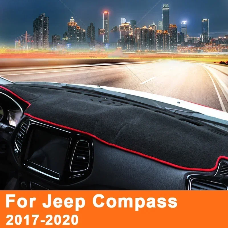 

Dash Mat Dashmat Dashboard Cover Sun Shade Dash Board Cover Carpet For Jeep compass 2014 2015 2016 2017 2018 2019 2020