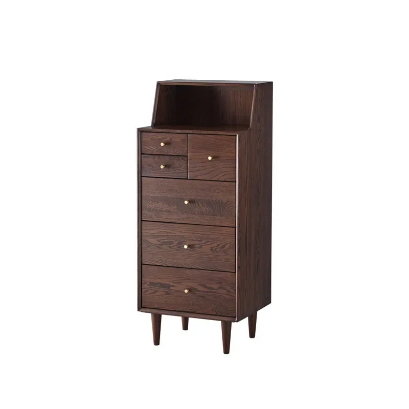 Luxury Chest Of Drawers Cupboard Drawer Filing Multifunction Furniture Solid Wooden Cabinet Large Shelf Modern