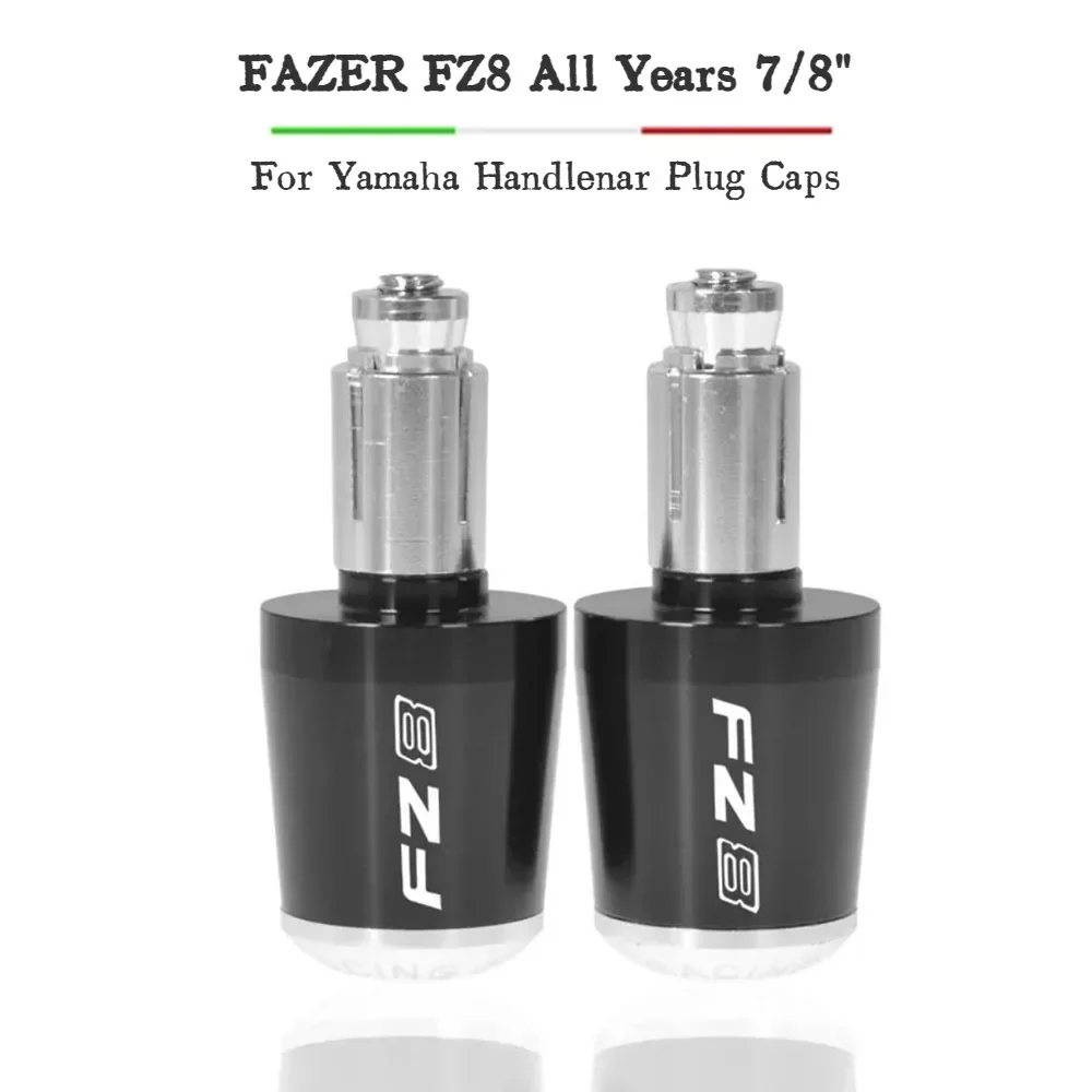 

Motorcycle Universal Handlebar Grips Ends Counterweight Handle Bar Slider End Cap Plug For Yamaha FAZER FZ8 FZ 8 All Years 7/8"