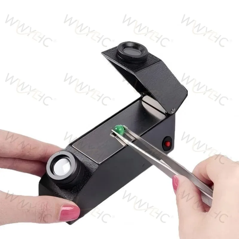 1.30 ~ 1.81 RI Gemological Refractometer Built-in LED Light Range Portable High-precision