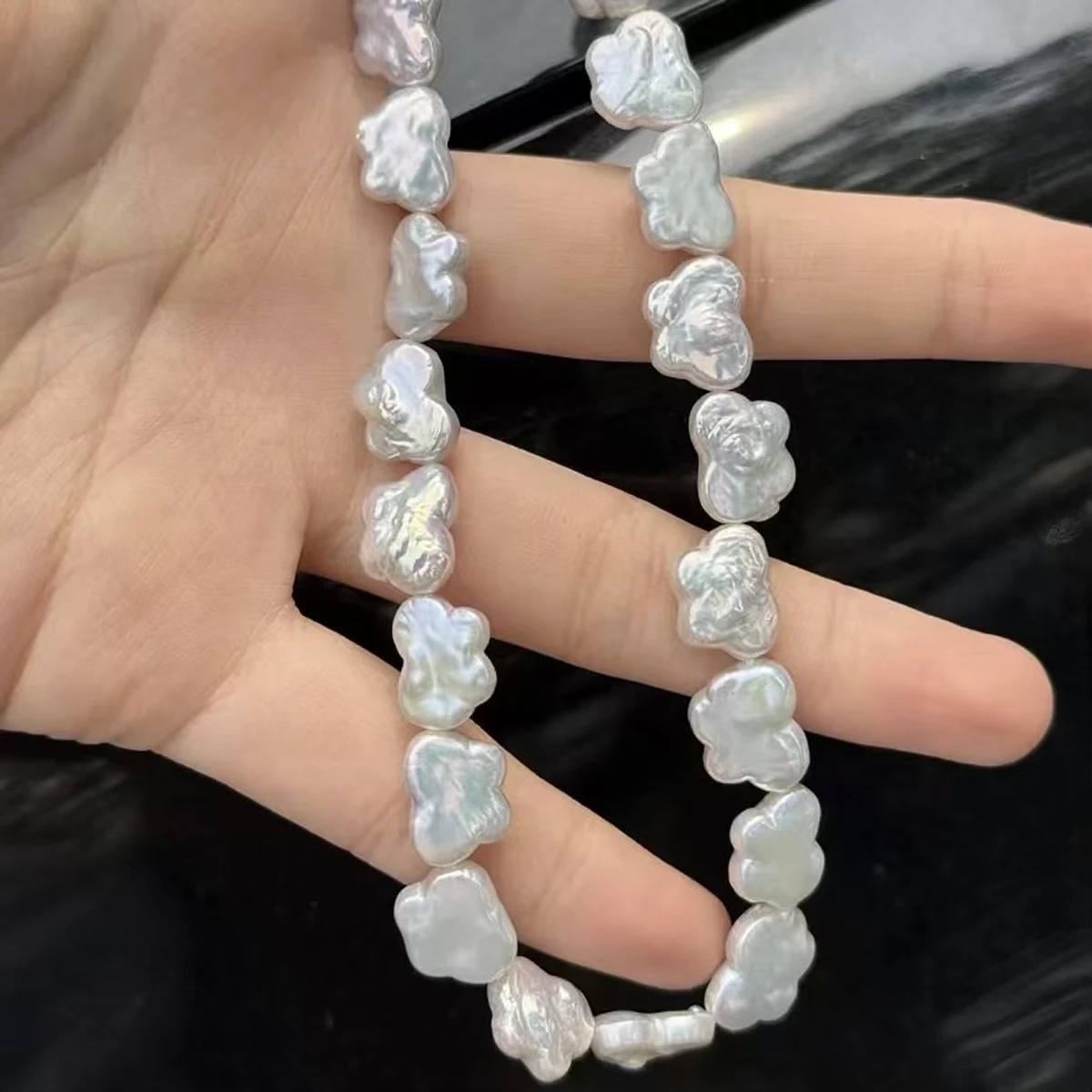 12-13mm 6A High-Luster Natural Freshwater Baroque Butterfly Pearl Bead Women Gift Jewelry Make DIY Necklace Bracelet Accessories