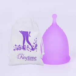 Anytime Medical Silicone Menstrual Period Cup  Lady Menstrual Collector Copa Menstrual Disc Feminine Hygiene Heavy  Flow