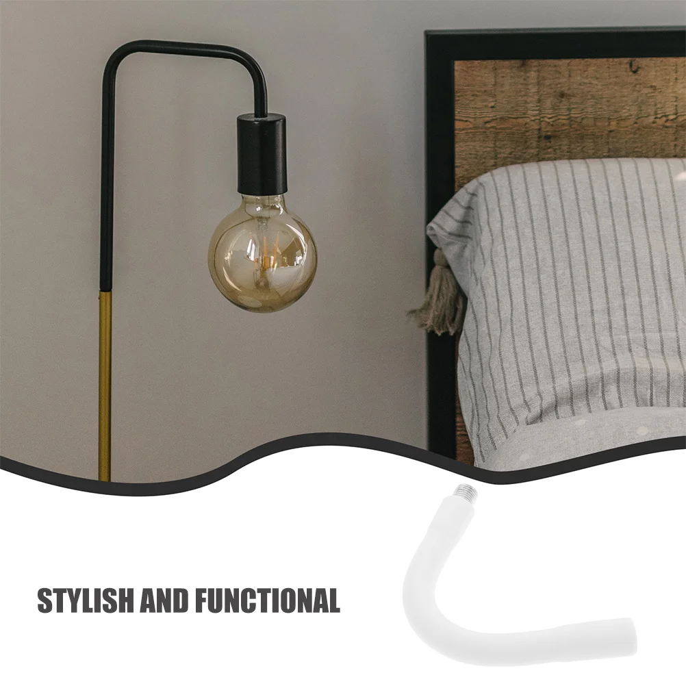 2 個グースネックホースデスクランプ柔軟な金属 M10 角度調整交換部品 DIY 修理照明器具アップグレードナイト