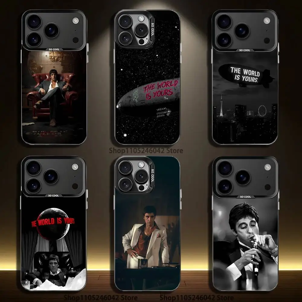 

Scarfaces The World Is Yours For Black Candy Matte Cover iPhone 17,16,15,14,13,12,11,Mini,Pro,E,SE4,XS,MAX