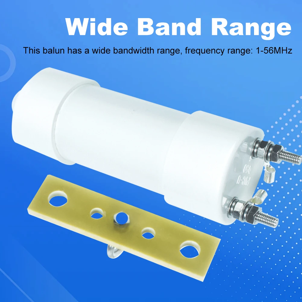 

200W 1:9 Balun 1-56MHz Ratio Balun f/ HF Winton Short wave Antenna Receiver HAM radio 9:1 Balun 50ohm to 450ohm