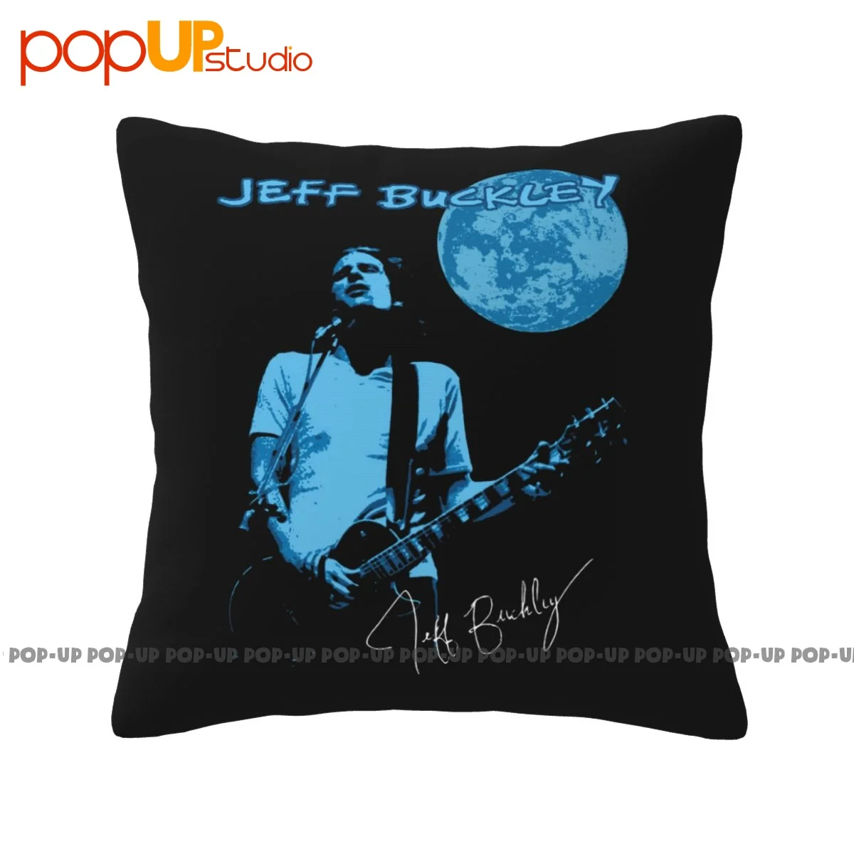 Best Jeff Buckley Singer Live Pillowcase Throw Pillow Cover Printed Skin Care Comfortable