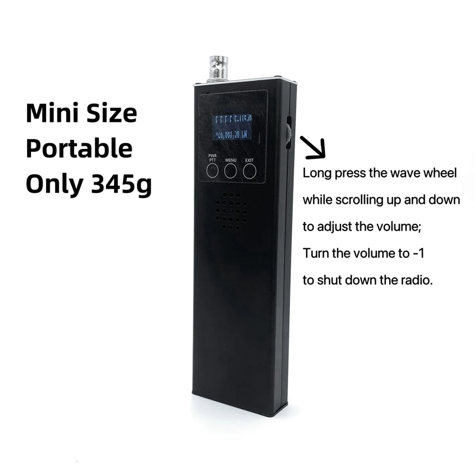 Transceptor de rádio qrp, 0.5mhz-30mhz, 4 bandas de onda, portátil, hf, ssb, qrp, usdx, transceptor para recepção, receptor de rádio hf