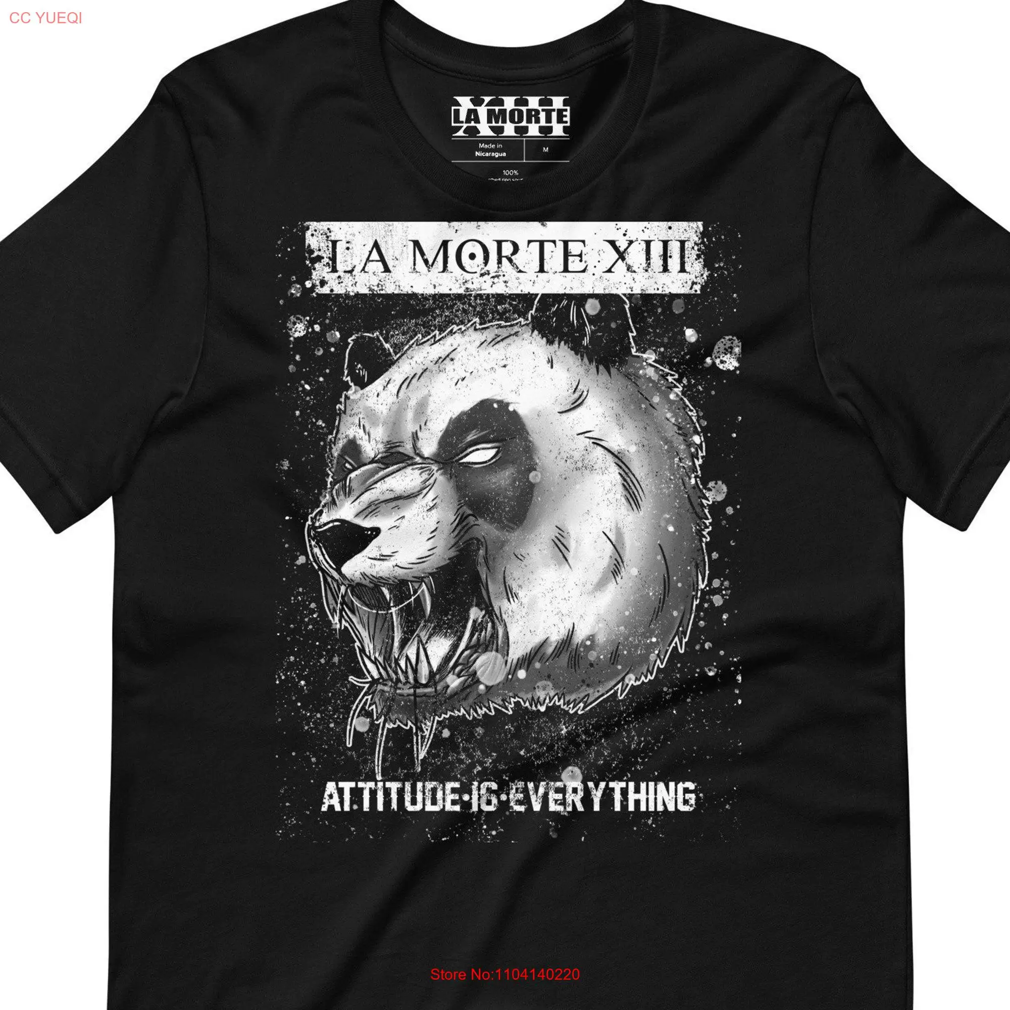 Attitude T Shirt La Morte XIII long or short sleeves