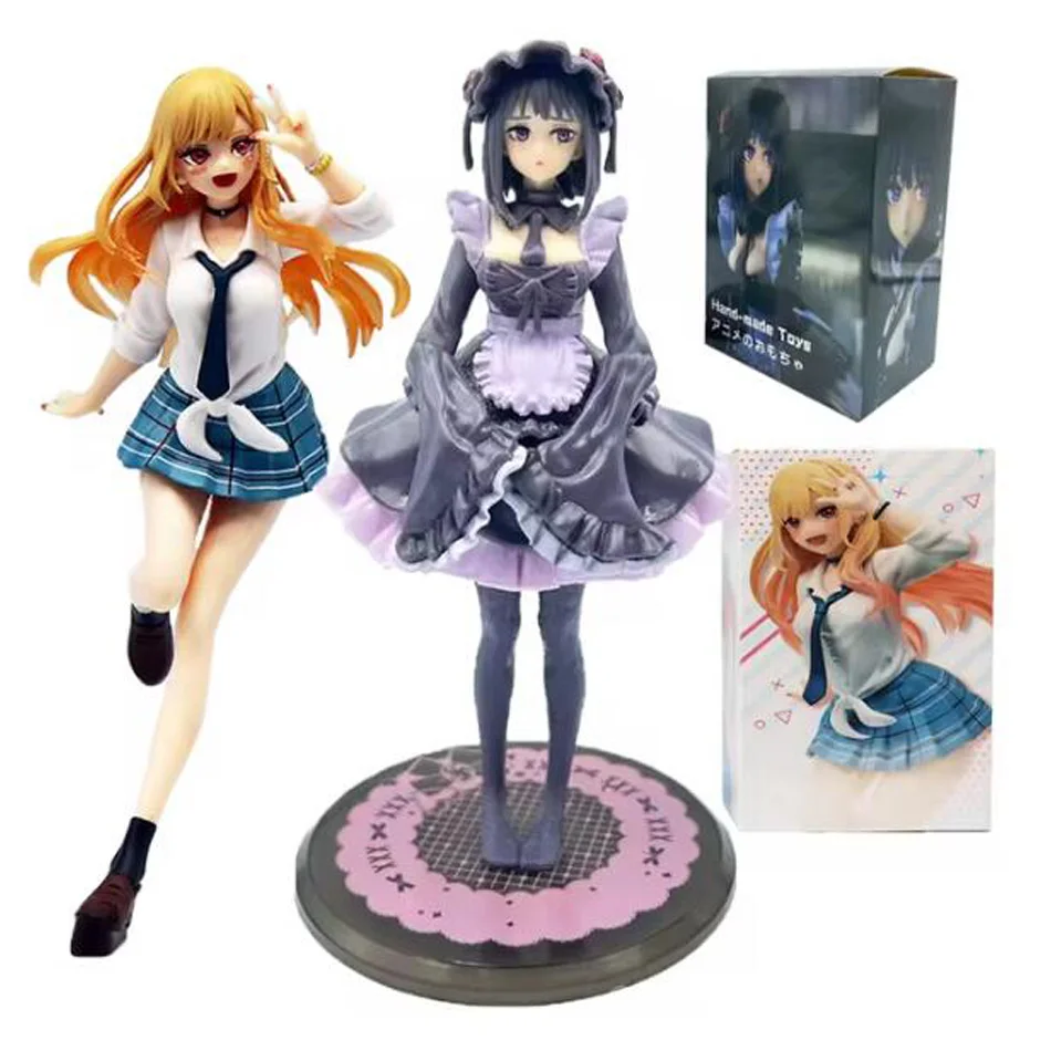 My Dress-Up Darling Anime Figure Kitagawa Marin Black Maid Action Figurine Shizuku Kuroe Statue Collection Decor Model Toy Gift