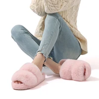 Evshine New Open Toe Fluffy Slippers Indoor Warm Fur Female Slides Fashion Plush Women House Shoes Women Winter Fuzzy Slippers - Image 5