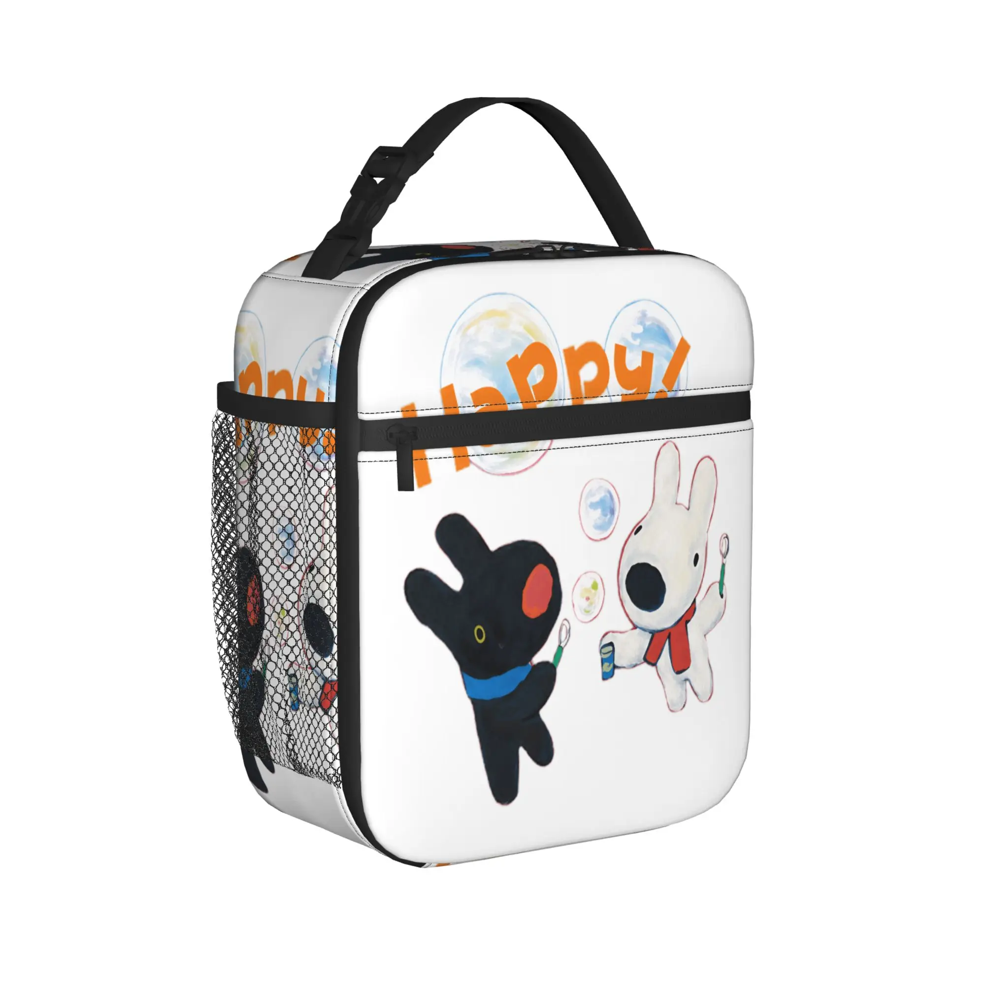 Gaspard e Lisa Lunch Bag  Portable Lunch Box Unisex Travel Print Cooler Bag Kawaii Oxford Tote Food Bags